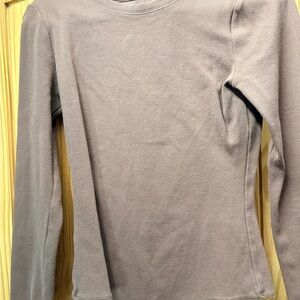 nuuds Long Sleeve Crewneck Bodysuit in coffee